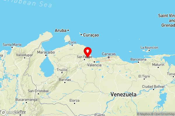 23 km SE of Yumare, Venezuela