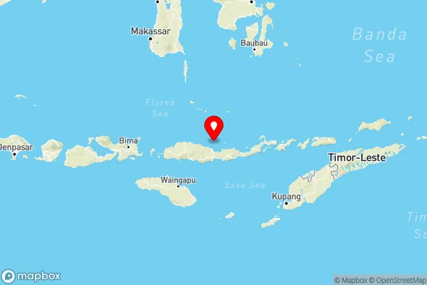 68 km NNW of Ende, Indonesia