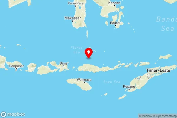 76 km N of Ruteng, Indonesia
