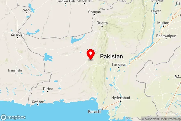 48 km WNW of Khuzdar, Pakistan 48 km WNW of Khuzdar, Pakistan