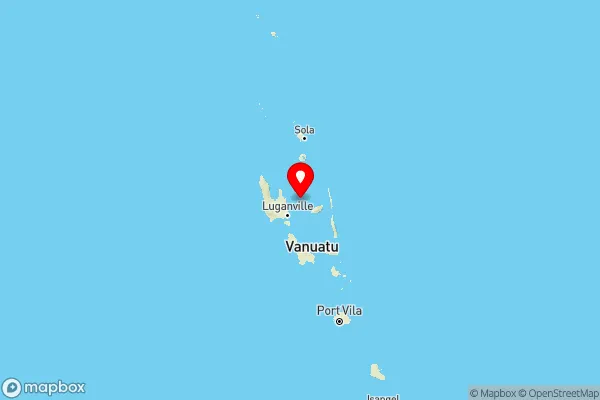43 km ESE of Port-Olry, Vanuatu