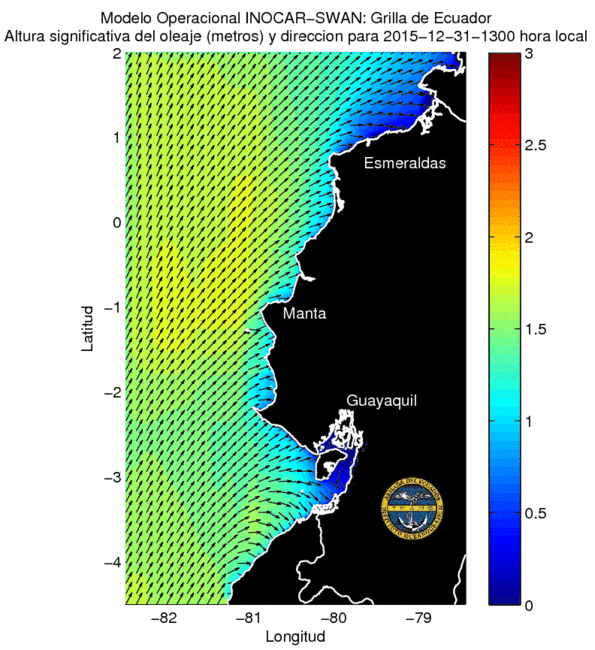 Condiciones de oleaje del 31 de diciembre 2015 al 4 de enero 2016 Condiciones de oleaje del 31 de diciembre 2015 al 4 de enero 2016