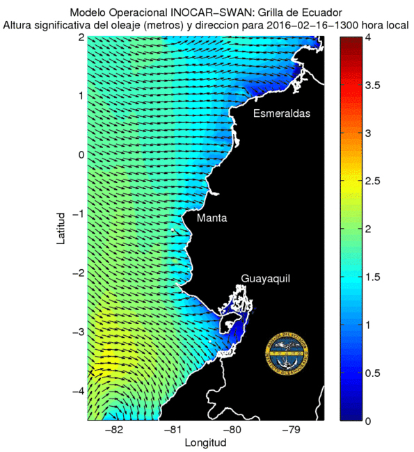 Condiciones de olas del 16 al 18 de febrero 2016 Condiciones de olas del 16 al 18 de febrero 2016