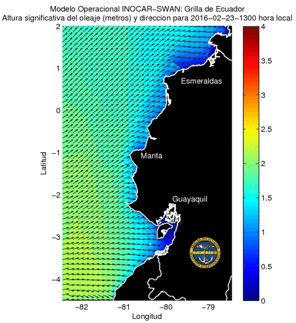 Condiciones de olas y aguaje del 23 al 25 de febrero 2016