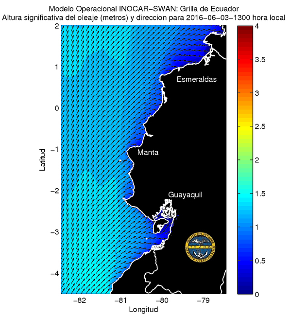 Condiciones de olas y aguaje del 3 al 6 de junio 2016 Condiciones de olas y aguaje del 3 al 6 de junio 2016