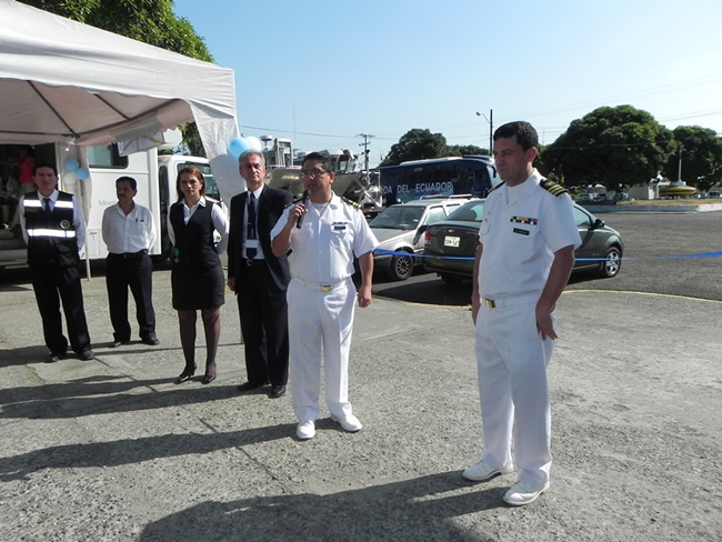 Feria de salud en el Instituto Oceanográfico de la Armada