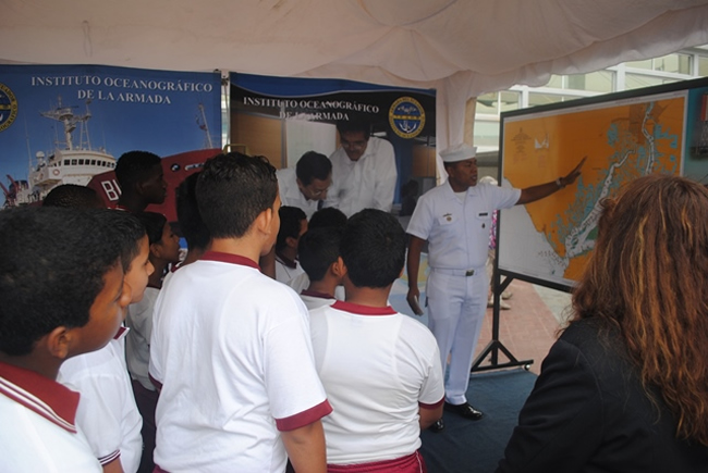 Inocar participó en la primera feria de Ciencias y Tecnología Marítima organizada por la Reimar