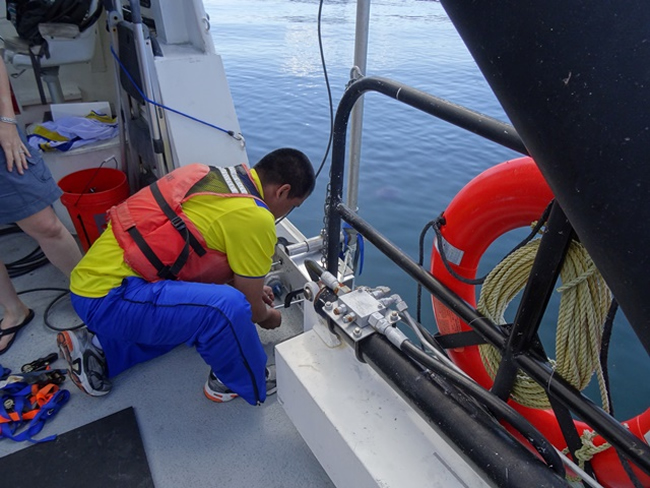 Oficial hidrógrafo del Inocar realiza maestría en mapeo oceánico en Estados Unidos
