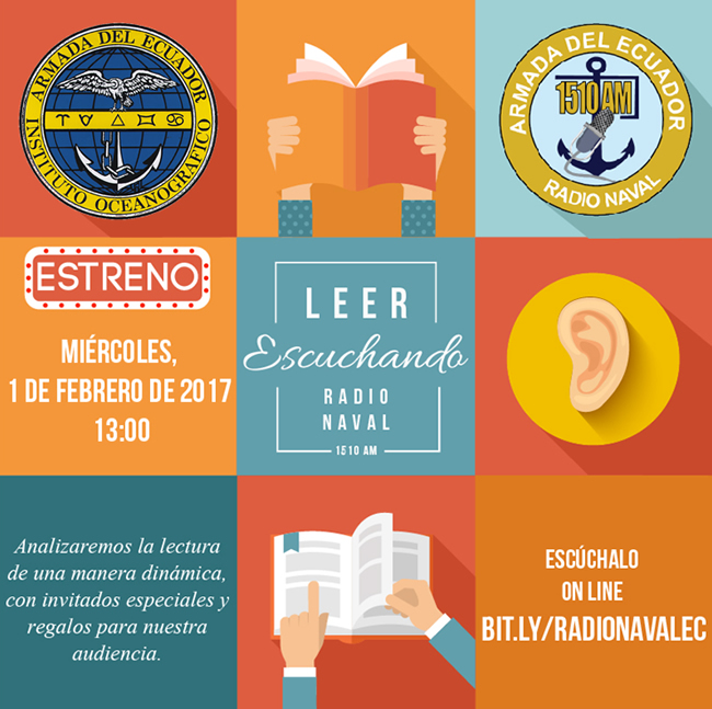 Radio Naval estrena programa Leer Escuchando