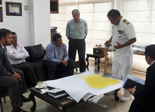 Comandante Hidalgo se reunió con representantes de la Autoridad Portuaria de Guayaquil