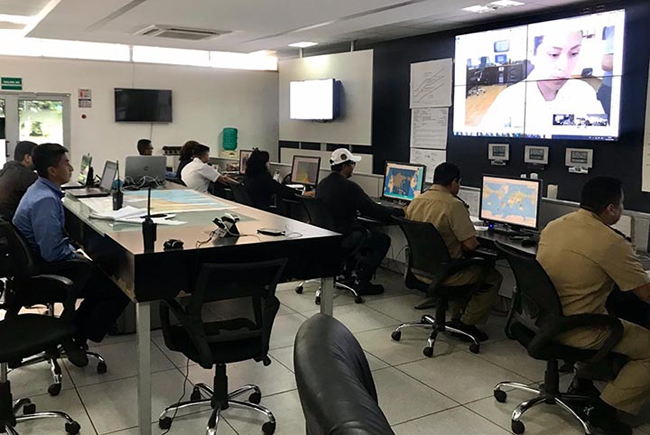 Inocar participó en el ejercicio regional de alerta de tsunami entre los países del Pacífico Sudeste