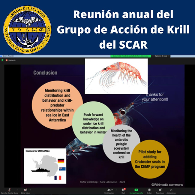 Reunión anual del Grupo de Acción de Krill del SCAR Reunión anual del Grupo de Acción de Krill del SCAR