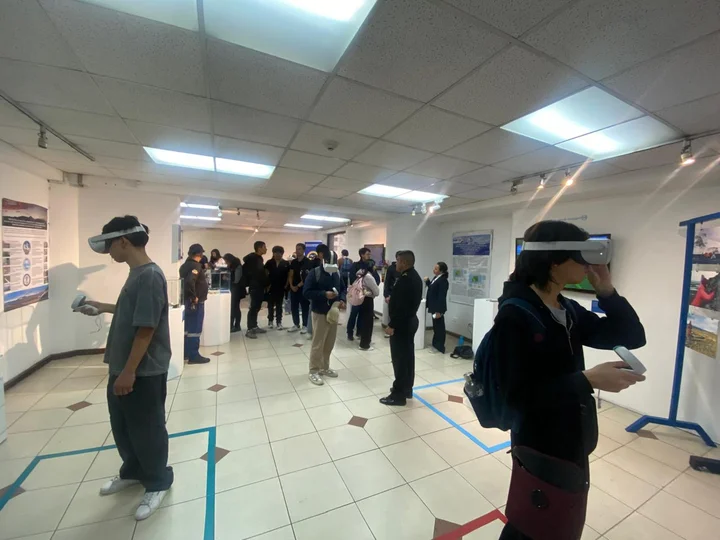 Inocar acercó la Antártida al Ecuador con innovadora exposición interactiva