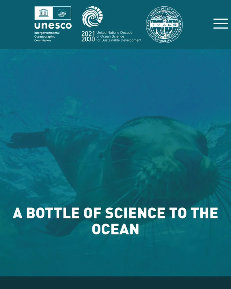 Una botella de ciencia para el océano